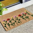 thumbnail image 4 of Darzheoy Summer Door Mat, Welcome Doormat with Non-Slip Backing for Indoor and Outdoor, 16 x 24 inch Front Door Welcome Mat Floral Doormat for Home Entrance, Outside Entry, Yard, 4 of 6