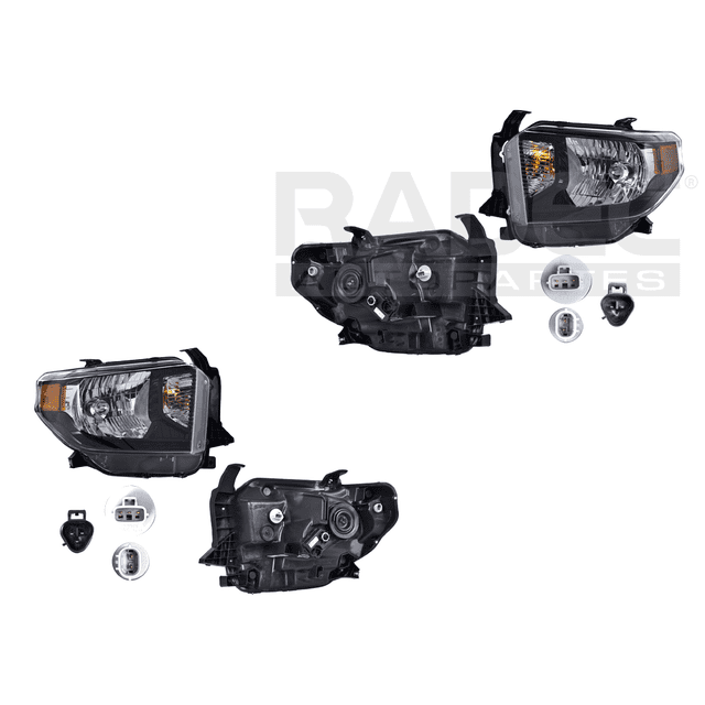 Par de FAROS TUNDRA 2014 al 2017 TOYOTA DEPO .