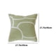 thumbnail image 3 of Chenille Sofa Cushion Pillow | Decorative Backrest | Green | High Elastic Filling | Soft Comfortable Durable | Living Room Bedroom Window | 17.71 x 17.71 x 3.93 in | Multifunctional, 3 of 7
