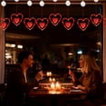 thumbnail image 5 of Uutvery LED Valentine's Day Curtain Light Set, Suction Cup Heart Party Decoration, Wedding Room Hanging Light, Battery Powered 520 Ambiance Light, 5 of 6