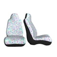 thumbnail image 3 of Cauagu Sequins Print Car Seat Covers,Universal Automotive Seat Covers Car Seat Protectors Easy to Install Car Cover Car Accessories Auto rucks Van & SUV-2 PCS, 3 of 9
