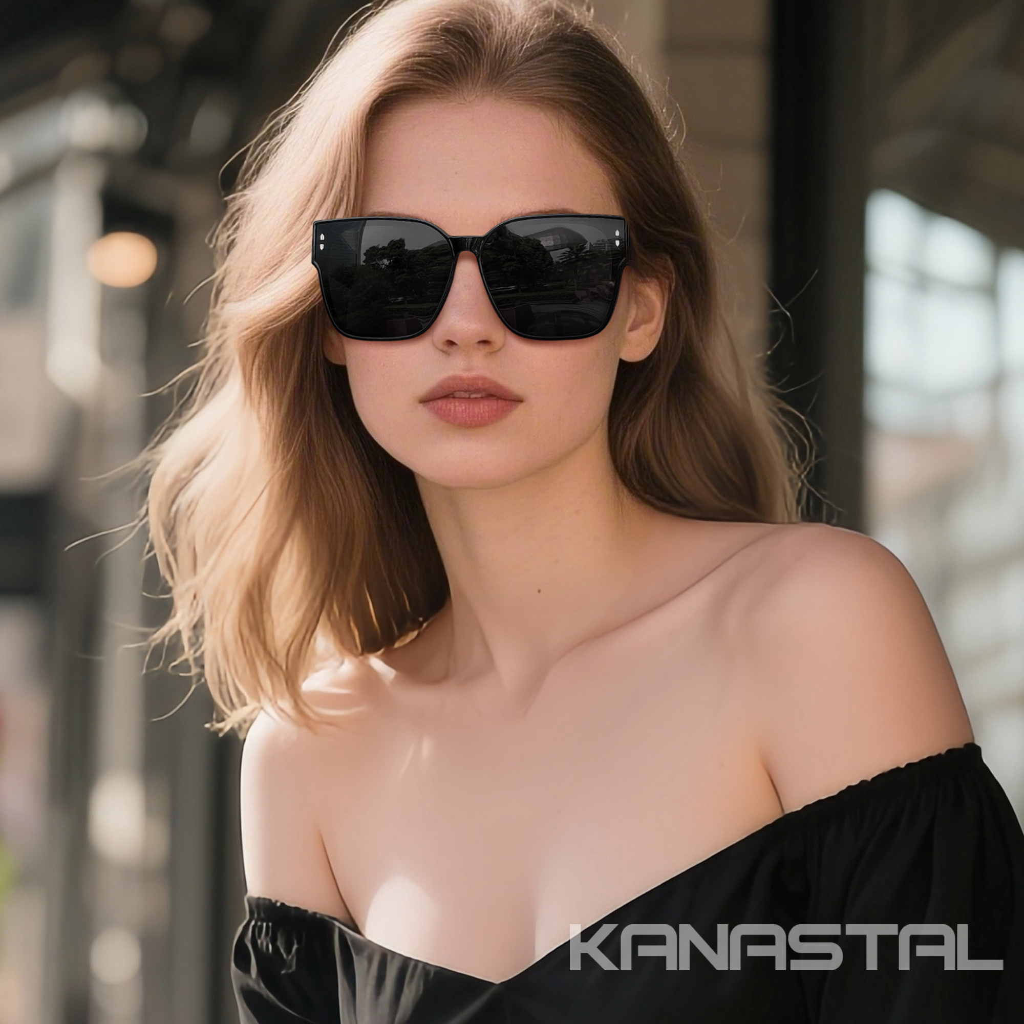 Kanastal Polarized Fit-Over Sunglasses with UV400, Black photo 2