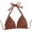 Beige, variant on Sports Bras for Women Plus Size Backless Triangle Beach Bikini Swimsuit Top Womens Seamless Jelly Bras