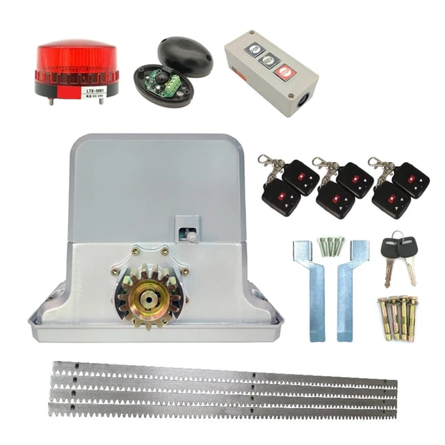 1800KGS Automatic Sliding Gate Operator Of AC220V/110V Motor As Door Closer Gate Motor Engine(sensor,button,lamp, Optional) Pack ,Easy to Install