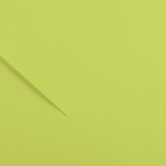 Canson Colorline Art Paper - 19" x 25", 300 gsm, Lime Green