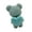 Blue, variant on Resin Heart Bear Figurine for Home Decorating User Friendly Easy to Clean Surfaces Suitable for Living Space or Bedroom