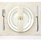 thumbnail image 4 of Set of 8 Napkin Rings Dinning Table Setting for Casual or Formal Occasions- Circle Gold, 4 of 4