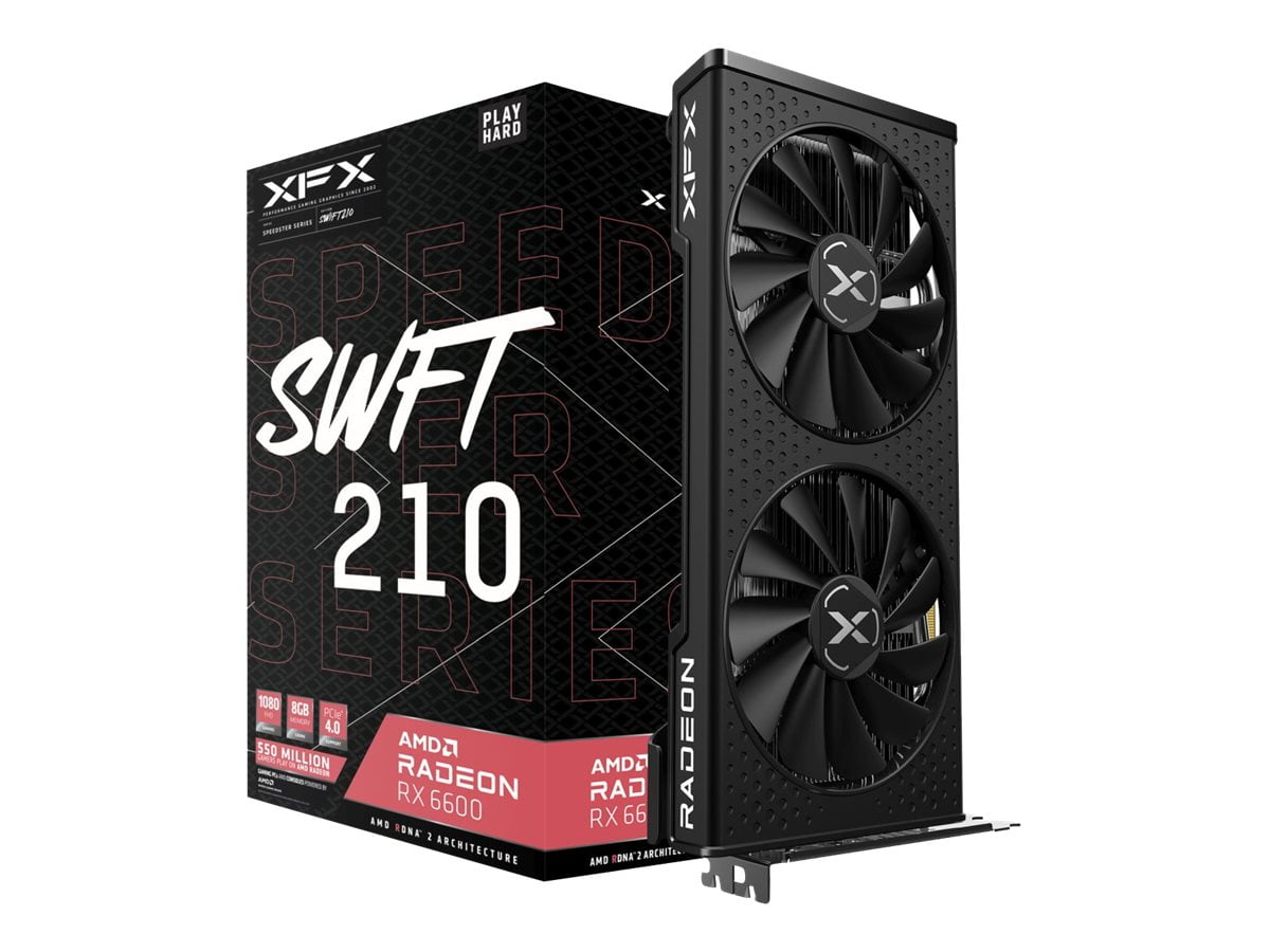 XFX AMD Radeon RX 6600 Graphic Card, 8 GB GDDR6 - Walmart.com
