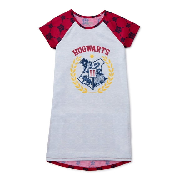 Harry Potter Girls 4-12 Hogwarts Pajama Nightgown