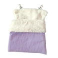 thumbnail image 4 of Saco de dormir para petauros del azúcar, accesorios para jaula, hamaca grande y cálida para hámster, para otros animales pequeños, jerbos y hámsters. Púrpura, 4 of 9