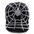 thumbnail image 2 of 2Chique Boutique Men's Black Clear Crystal Spider Cap, 2 of 3