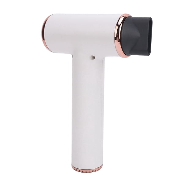 Pequeño Secador de Cabello Inalámbrico, Secador de Cabello Compacto USB Recargable Secador Portátil 3 Velocidadas Seguras Secado Rápido Con Pantalla Digital para El Dormitorio