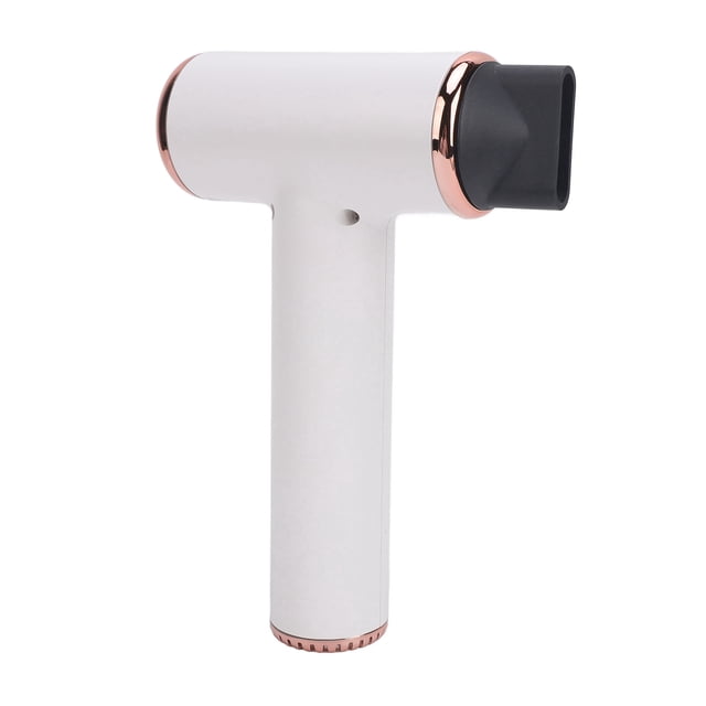 Pequeño Secador de Cabello Inalámbrico, Secador de Cabello Compacto USB Recargable Secador Portátil 3 Velocidadas Seguras Secado Rápido Con Pantalla Digital para El Dormitorio