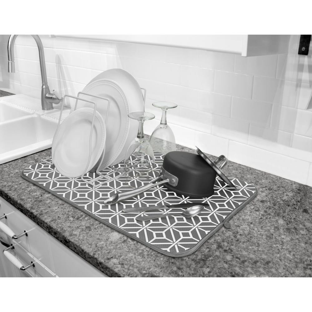 Cuisinart Ultra Absorbent Kitchen Dish Drying Mat, 100 Microfiber