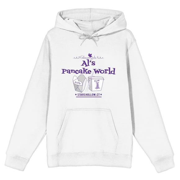 Gilmore Girls Al's Pancake World Men's White Sweatshirt-XL