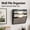 Black, variant on TAVENE 3 Pocket Mesh Hanging Wall File Organizer, Clipboard Storage Organization Magazine Rack with Nametag Label Wall Mounted Mail Paper Document Folder Holder, for Office School Home, White