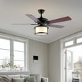 thumbnail image 6 of JONATHAN Y Brantley 52" 2-Light Bohemian Farmhouse Iron LED CEILING FAN, Black, 6 of 10