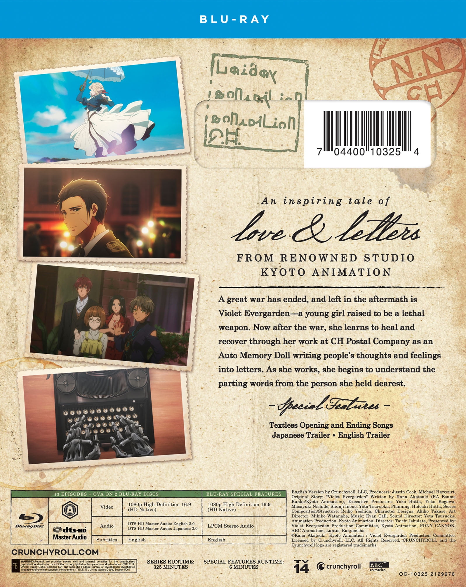 New Violet Evergarden: The Complete Series (Blu-ray