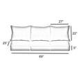 thumbnail image 4 of Sunbrella Sorra Home  Outdoor Deep Seating Sofa Pillow and Cushion Set 23 in W x 25 in D x 5 in H - Cilantro, 4 of 5