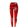 thumbnail image 3 of Plebaso Christmas Yoga Leggings for Women Printed Fitness Running Gym Sports Yoga Full Length Pants, 3 of 3