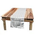 thumbnail image 1 of Geometric Table Runner, Abstract Line Image Shapes Triangles Hexagonals Squares Stripes Form, Dining Room Kitchen Rectangular Runner, 3 Sizes, by Ambesonne, 1 of 2