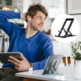 thumbnail image 3 of Portable Computer Desktop StandLazy Desktop Bracket Suitable For Tablet Mobile Phone Lifting Bracket Home Heat Dissipation Folding Aluminum Alloy, 3 of 4