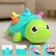 thumbnail image 5 of Pyaiiner Interactive Light Up Turtle Toy with Sound Effects for Crawling Practice Teething Companion and Early Development Play, 5 of 7