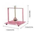 thumbnail image 3 of Wrought Iron Crystal Ball Decorative Tissue Box Holder Stand for Home Office Bedroom Living Room Hotel Countertop, 3 of 5