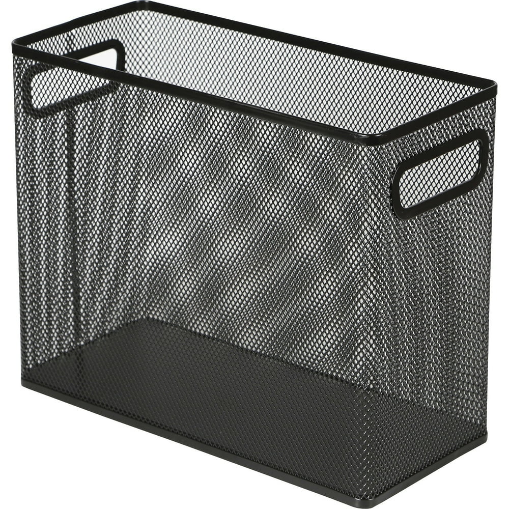 Lorell, LLR84241, Mesh Tabletop File Hanging Folder, 1 Each, Black