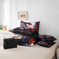 thumbnail image 4 of YST Magic Dragon Bedding Comforter Set, 7-Piece, Black and Red Dragon, Full, 4 of 4