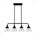 thumbnail image 2 of Hunter - Cypress Grove 4-light Natural Black Iron, Large Chandelier, Dimmable, Transitional Style, Linear Shaped, for Bedrooms, Dining, Living Rooms - 19184, 2 of 10