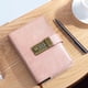 thumbnail image 5 of Diario WEMATE A6 11x16cm de Cuero PU con Cerradura Oro Rosa, 5 of 7