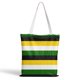 thumbnail image 1 of Bolsos elegantes para computadora portátil reutilizables para mujeres y hombres, bolsos de mano a rayas para el trabajo, 1 of 5