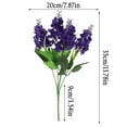 thumbnail image 3 of Lavender Hyacinth Silk Flower False Flower Decoration Flower Bed Gardening Layout Shopping Mall Outdoor Real Estate Project Zinnia Artificial Flowers, 3 of 8