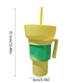 thumbnail image 2 of WIFKLSIIPG Popcorn Bucket Beverage Juice Straw Cup Creative Cinema Couple Popcorn Bucket Partner Juice Straw Cup, 2 of 6