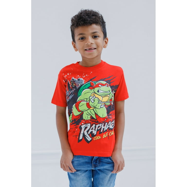 Teenage Mutant Ninja Turtles Big Boys Pack Graphic T-Shirts - Main Image