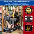 thumbnail image 3 of Pride Go Go Endurance Li Mobility scooter with Rear Basket, Cup Holder, and Saddle bag included, 3 of 8