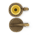 thumbnail image 1 of Fleur Jaune Tournesol Coiffure Broche Cheveux Clip Barrette, 1 of 3