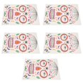 thumbnail image 4 of Halloween Cosplay Sticker,5 Sheets Halloween Face Halloween Face Tattoo Sticker Face Temporary Tattoo Sticker Top-Notch Performance, 4 of 14