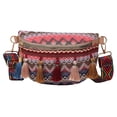 thumbnail image 4 of Riñonera bohemia, riñonera de estilo a la moda, riñonera para playa , Rosado, 4 of 8