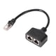 thumbnail image 1 of Adaptador divisor de red Ethernet RJ45 PC 1 a 2 conector extensor de Cable de enchufe WDOplteas Para estrenar, 1 of 9