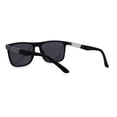 thumbnail image 2 of Polarized Elegant Chic Fashion Luxury Sport Horn Rim Sunglasses Matte Black, 2 of 4