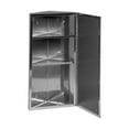 thumbnail image 5 of Corner Wall Mount Medicine Cabinet with Stainless Steel Bathroom Storage 23.6" Renovator's Supply, 5 of 7