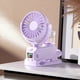 thumbnail image 2 of Xihbxyly Mini Ventilador Portátil con Rotación de 360 Grados, Silencioso para Uso En Casa o En La Oficina, Recargable con Potente Viento, Ideal para Actividades Al Aire Libre En Verano, Ligero y Fáci, 2 of 6