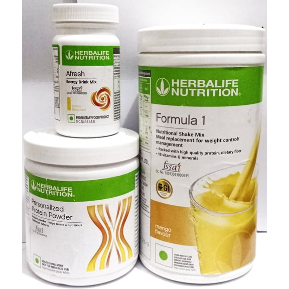 Nutrition Mango Shake 500g Protine 200g & Lemon Afresh 50g