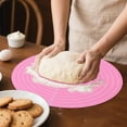 thumbnail image 2 of Non Silicone Baking Mats - Versatile Round Dough Rolling & Kneading Pad for Effortless Baking Experience, 2 of 4