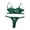 Army Green, variant on Levmjia Women Lace Lingerie Set Push Up Bra Thong Solid Color Comfortable Sheer Daily Wear Deep V Adjustable Straps Sleeping Daily Wear