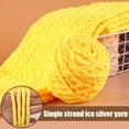 thumbnail image 4 of Knitting Wool Yarn 4 x 100g Multi-Colored Knitting Yarn for Crochet, Soft Chunky Yarn, Yellow, 4 of 5