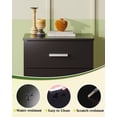 thumbnail image 4 of GALAXHERO 3 Drawer Night Stands for Bedroom, Black Tall Nightstand with Storage Cabinets, Wooden Bedside Table End Table for Living Room, 4 of 7