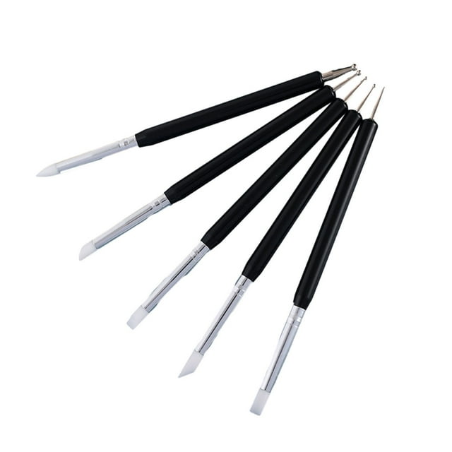 mmirethe 5piece Double Ended Nail Dotting Pens For Perfecting Nail Art Designs With Precision Multifunctional style 4